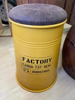 ドラム缶スツール　いす　イス　スツール　ドラム　缶　カン　収納ボックス　蓋つき