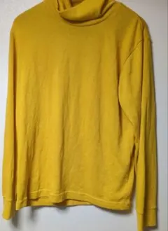 COMME CA ISM イエロー 長袖ニット M