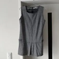 dada de epatant チュニック ワンピース ハウンドトゥース柄 M