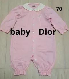 baby　Dior★ロンパース　カバーオール　2way　ピンク★70