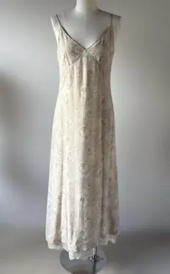 美品 ESCADA シルク100% レース柄 キャミワンピース 34 ドレスのサムネイル