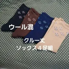 クルー丈４足組　22～24