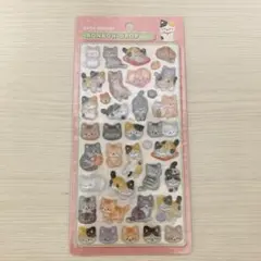 ボンボンドロップ シール　和柄　三毛猫　正規品