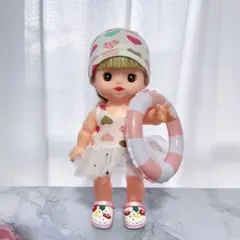 メルちゃん ソランちゃん 服 浮輪 水着 水泳帽 3点セット MH-48