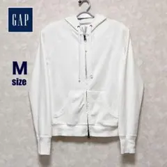 GAP　レディース　フルジップパーカー　オフホワイト　 Mサイズ