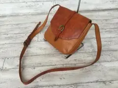 DAKOTA PRINCESS ダコタプリンセス 本革ショルダーバッグ ブラウン