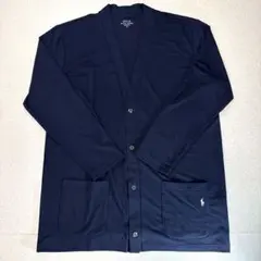 美品⭐️ポロラルフローレン スリープウェア レーヨン カーディガン LL ロゴ刺繍