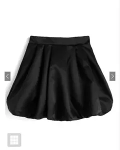 GRL ru1180 バルーンシルエット ブラック　ミニスカート グレイル