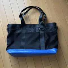 トートバッグ 黒と青