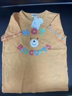 HOT BISCUITS 半袖Tシャツ オレンジ 110cmのサムネイル