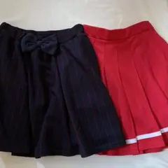 スカートパンツ　スカート　2枚セット　150のサムネイル