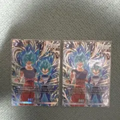 DBFW 孫悟空/ベジータ プロモ PR 4枚セット