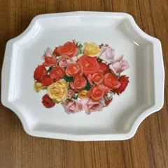 【レトロ 】昭和雑貨　トレイ　盆　小物入　ビンテージ Takashimaya