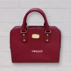MICHAEL KORS マイケルコース　ハンドバッグ　ショルダー　レッド　無地