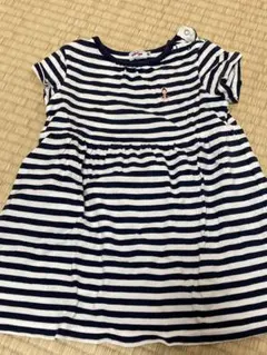 MIKI HOUSE ストライプ ワンピース 90