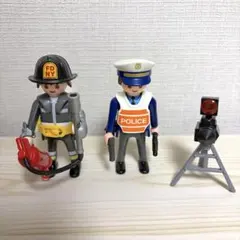 PLAYMOBIL 警察官　消防士のサムネイル