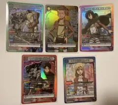 進撃の巨人　ユニオンアリーナ　1box 分　レアカード　16枚セット