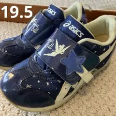 asics スクスク　ディズニーコラボ　ティンカーベル　19.5