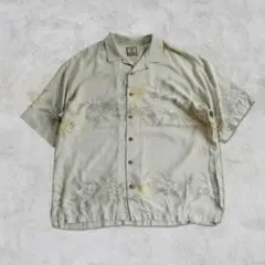 90s Tommy Bahama 半袖アロハシャツ XL ボタニカル　ハワイのサムネイル