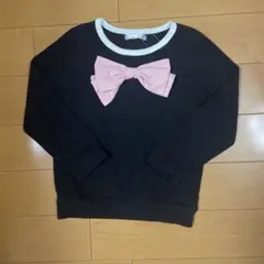 Stamp Stamp 長袖カットソー　トレーナー 110cm 黒