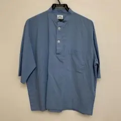 coen 半袖シャツ S 青