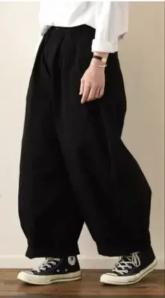 ハーベスティ　サーカスパンツA11709 コットンチノ　ネイビー　2