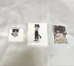 東京エイリアンズ クリアカード 缶バッジ アクスタ ねこっこ 憂炎 明明
