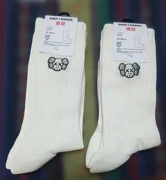 ユニクロ KAWS + WARHOL コラボソックス 23-25cm 2足セット