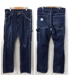 KEY デニム ペインターパンツ ワークパンツ 濃紺 大きめ Ｓ