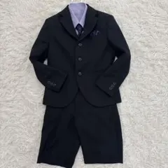 オリバーハウス　男の子　フォーマルスーツ4点セット　120cm ブラック