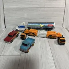 ミニカーセット 4台 トレーラー付き