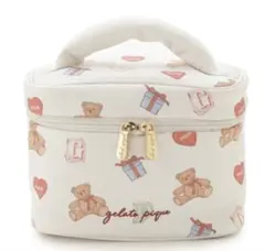 ジェラートピケ　フェイバリット柄バニティーポーチ　ポーチ