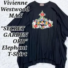 かいりママ☆VivienneWestwood オーブ総柄変形シャツ 極美品 希少【美品】ヴィヴィアンマン ビッグTシャツ スカル柄 オーブ刺繍