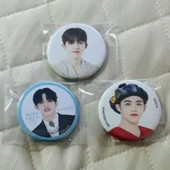SEVENTEEN エスクプス カフェ 缶バッジ 3個セット