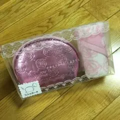 新品未使用　マリークワント　風　ポーチ タオル セット ピンク　プレゼント