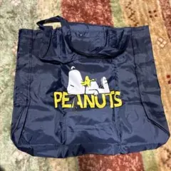 PEANUTS エコバッグ ネイビー