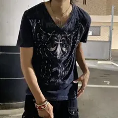00s NICOLE CLUB FOR MEN ギミックシャツ　グランジ Y2K 00s archive y2k nicole cross design tee - メルカリ