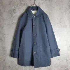 【ヴィンテージ】古着 ラルフローレン コート 綿100％ 紺 レトロ