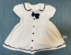 ホワイトワンピース 9-12M