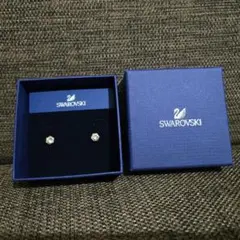 Swarovski スワロフスキー 六角形クリスタル スタッドピアス