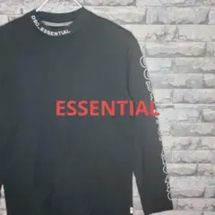 【美品！】ESSENTIAL エッセンシャル ブラック ロングスリーブ Tシャツのサムネイル