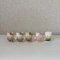 平成レトロ　サンリオ　ハローキティ　ミニフィギュア　5個セット