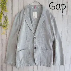 Gap コットンジャケット テーラード 綿100％ ストライプ S カジュアル