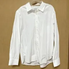 【Mサイズ】無印良品　 洗いざらし ブロードレギュラーカラー長袖シャツ