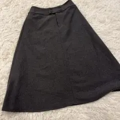 Le minor ルミノア スカート グレー　秋　冬　おしゃれ