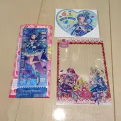 キュアウインク 映画 プリキュア かっぱ寿司 コースター しおりカード