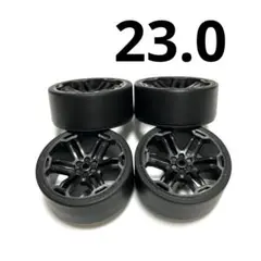 M0703 タミヤ ミニ四駆 ペラタイヤ 貫通接着済 逆履き約23.0mm - メルカリ