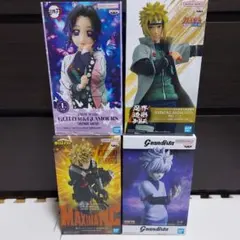 プライズフィギュアセット　胡蝶しのぶ　波風ミナト　爆豪勝己　キルア