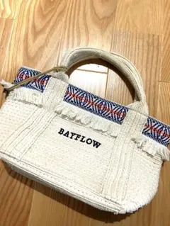 BAYFLOW フリンジ付きトートバッグ