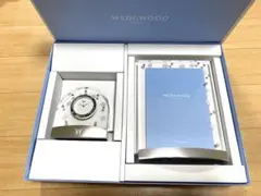 ウェッジウッド　フォトフレーム　時計